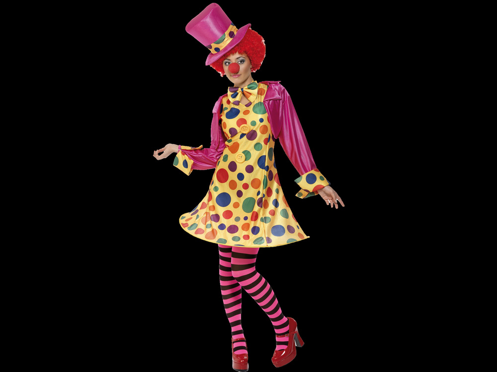 Promotion_mit_Kostüm_Clown-Frau
