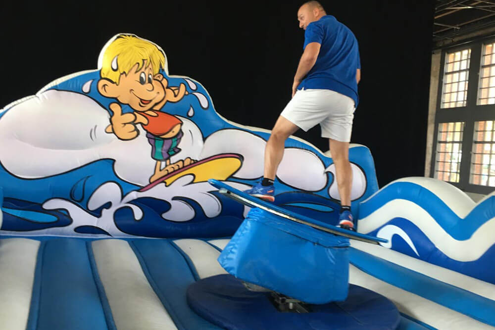 Ideen für Sommerfest - Surfsimulator