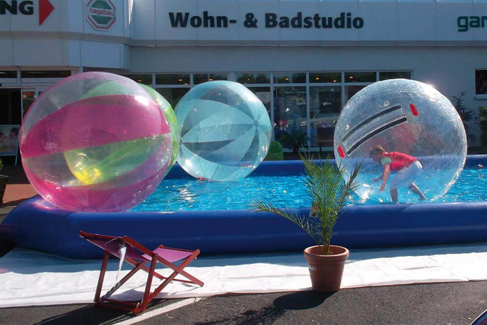 Ideen für Sommerfest - Wasserlaufbälle